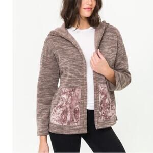 Mystree Celeste Velvet Fleece Hoodie Jacket
